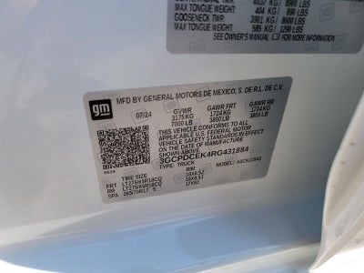 2024 Chevrolet Silverado 1500 Custom Trail Boss